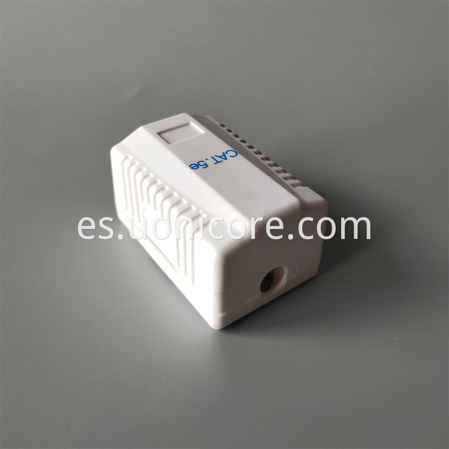 cat5e shielded single port junction mount box